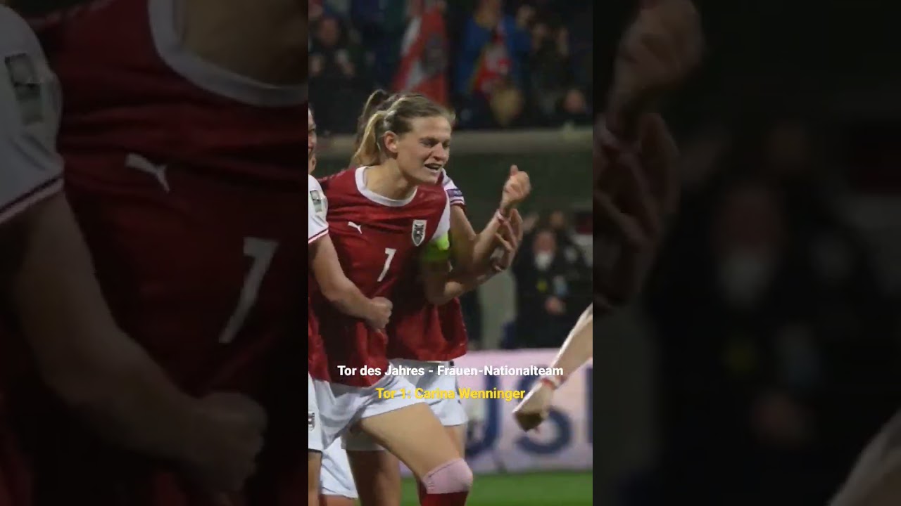 Tor 1: Carina Wenninger - Tor des Jahres 2022 - Frauen-Nationalteam 