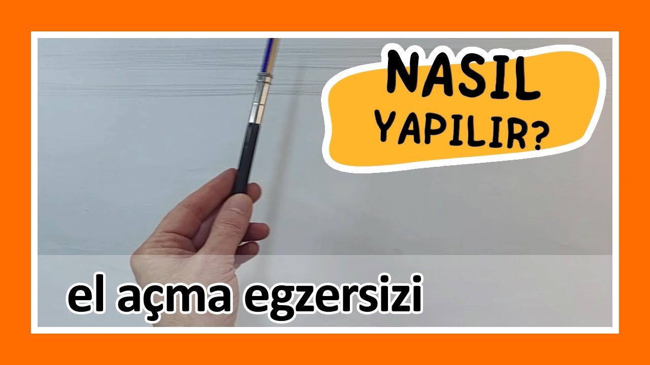 El Açma (Çizim Egzersizi) Nasıl Yapılır?