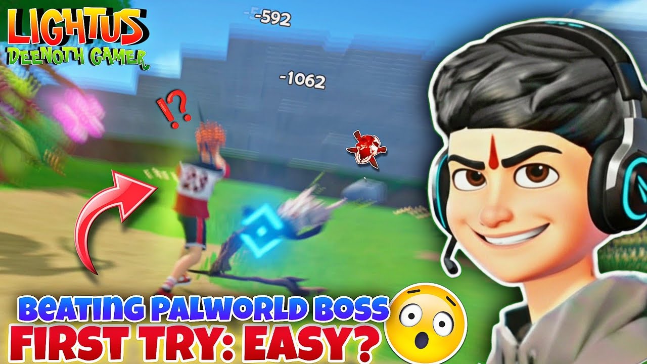 Beating Palworld Boss First Try: Easy?😲🌿 || Palworld mobile #14 