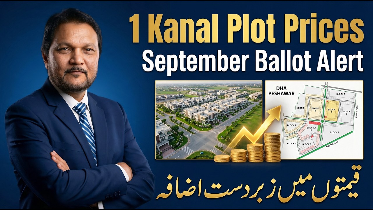 DHA Peshawar 1 Kanal Plot Prices & Market Update 2026 | Golden Chance To Sell & Invest Now