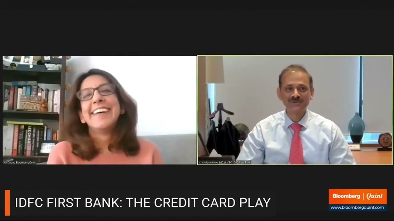V Vaidyanathan, MD & CEO, IDFC FIRST Bank, in conversation with BloombergQuint