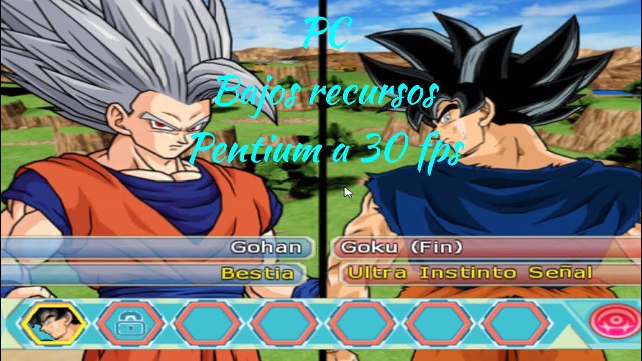 Dragon ball budokai tenkaichi 3 ejecutando en un pentium (GAMA BAJA)🥶