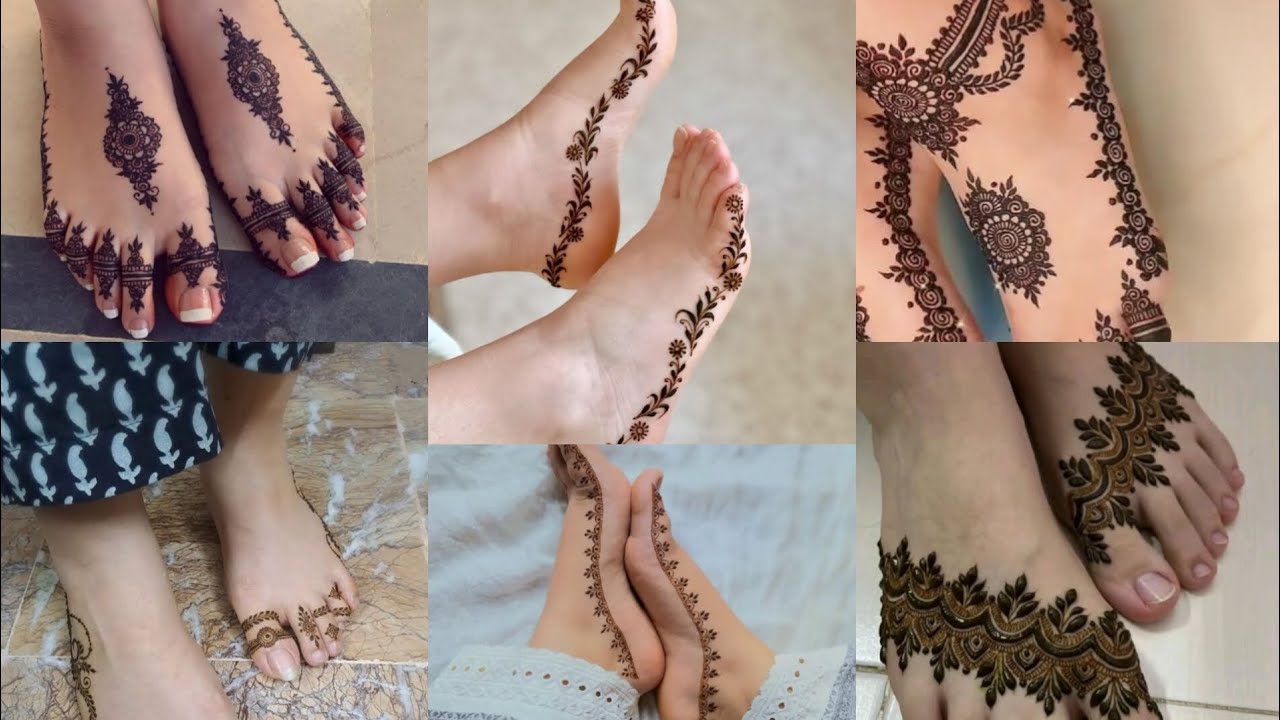 Foot mehndi design || Arabic Mehndi || 