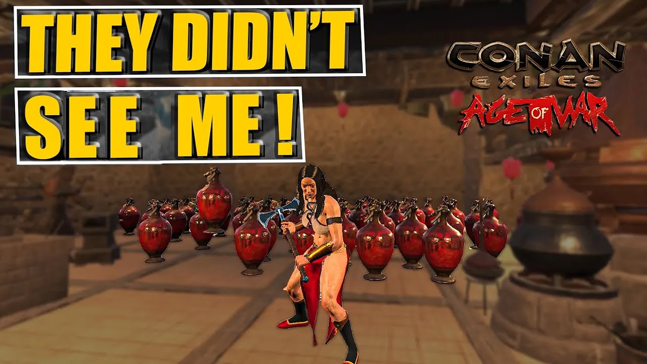 Day 6 : I Go Deep Inside & Wipe Them !Raiding Jungle Temple With God Bubble -Conan Exiles Age Of War