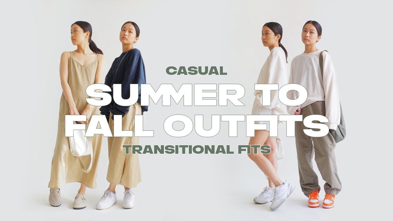 SUMMER TO FALL OUTFITS | transitional fits for early fall
