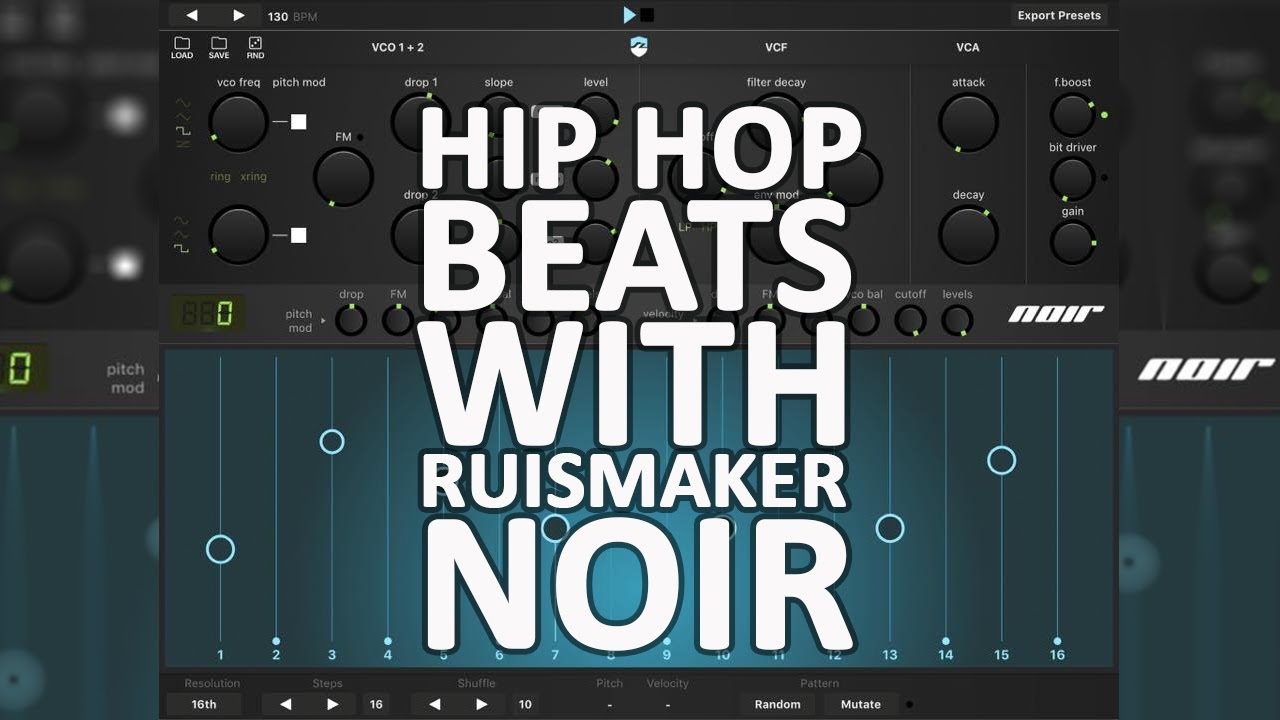 Ruismaker Noir Hip Hop Beat Demo