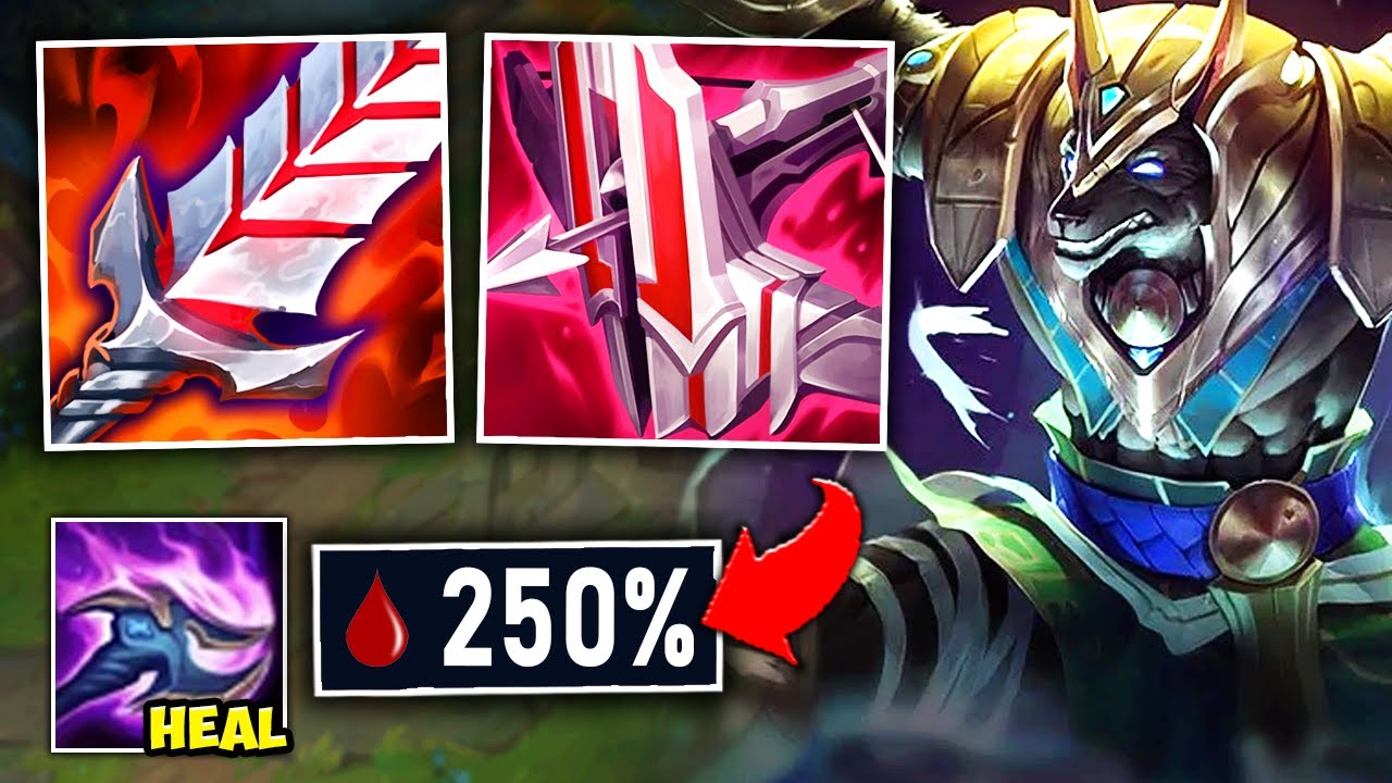 I stacked only Lifesteal on Nasus and my Q heals me to Full HP