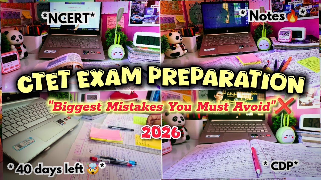 CTET Biggest Mistakes You Must Avoid ❌| CTET preparation with me| CTET 2026 #ctetpariksha #ctet