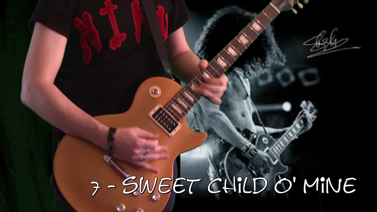 Top 10 Slash Solos with Guns N' Roses in one shot!!