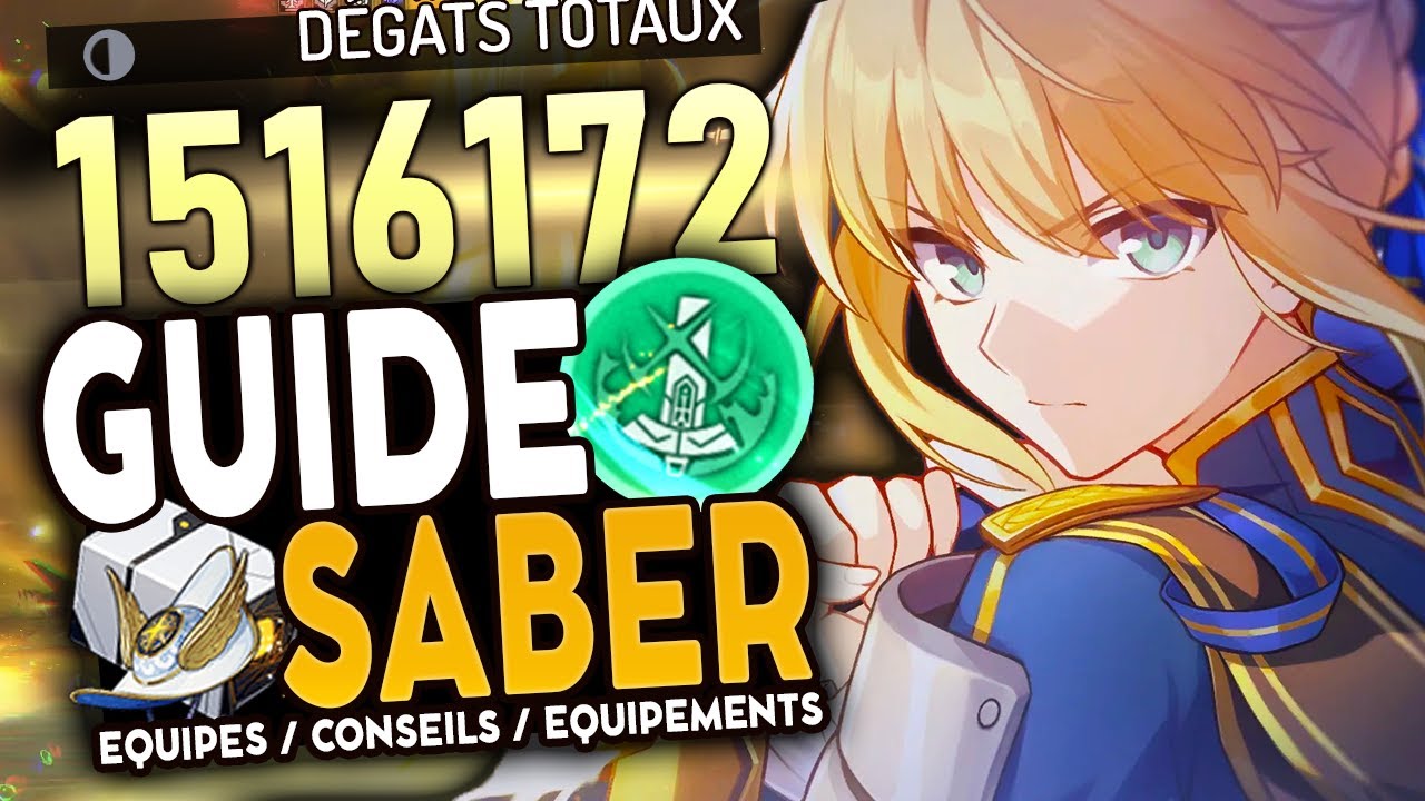 EXCALIBUUUUUUUR | Guide SABER : Teams, Reliques & Cône de Lumière | Honkai Star Rail