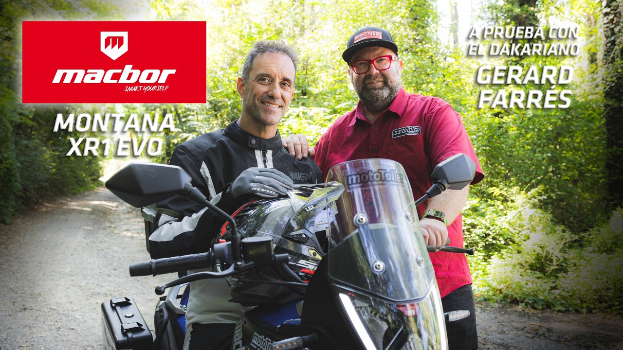 Todo un dakariano para probar a fondo la nueva Macbor Montana XR1 EVO. Con ustedes… ¡Gerard Farrés!