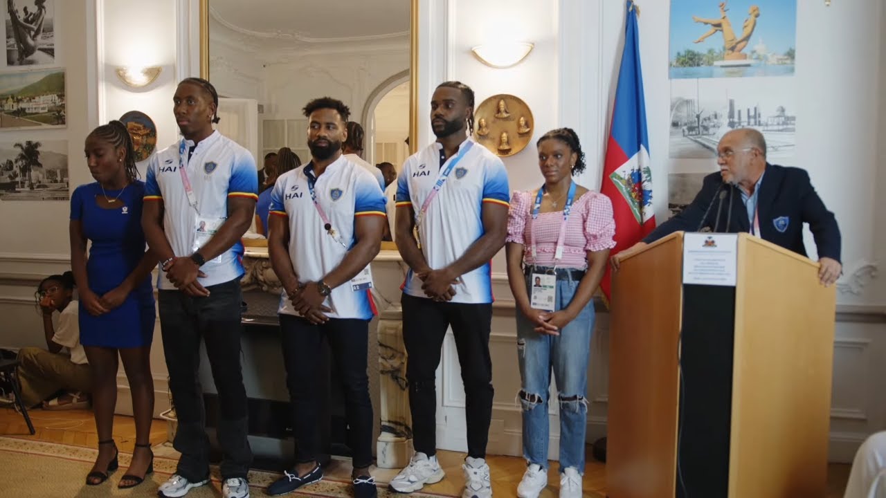 Cérémonie d’Accueil des Athlètes Haïtiens aux JO de Paris 2024 par l’Ambassade d’Haïti en France