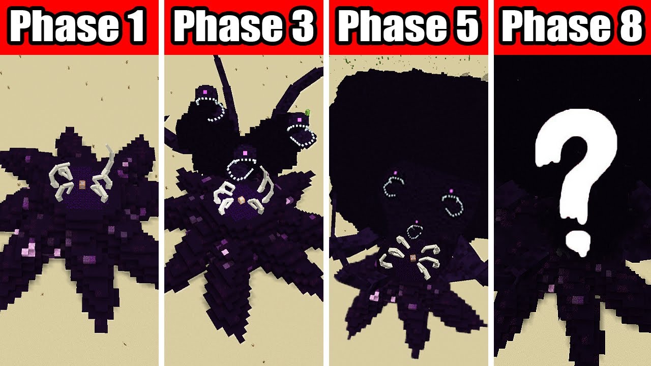All NEW Phases of Explosions Wither Storm in Minecraft!
