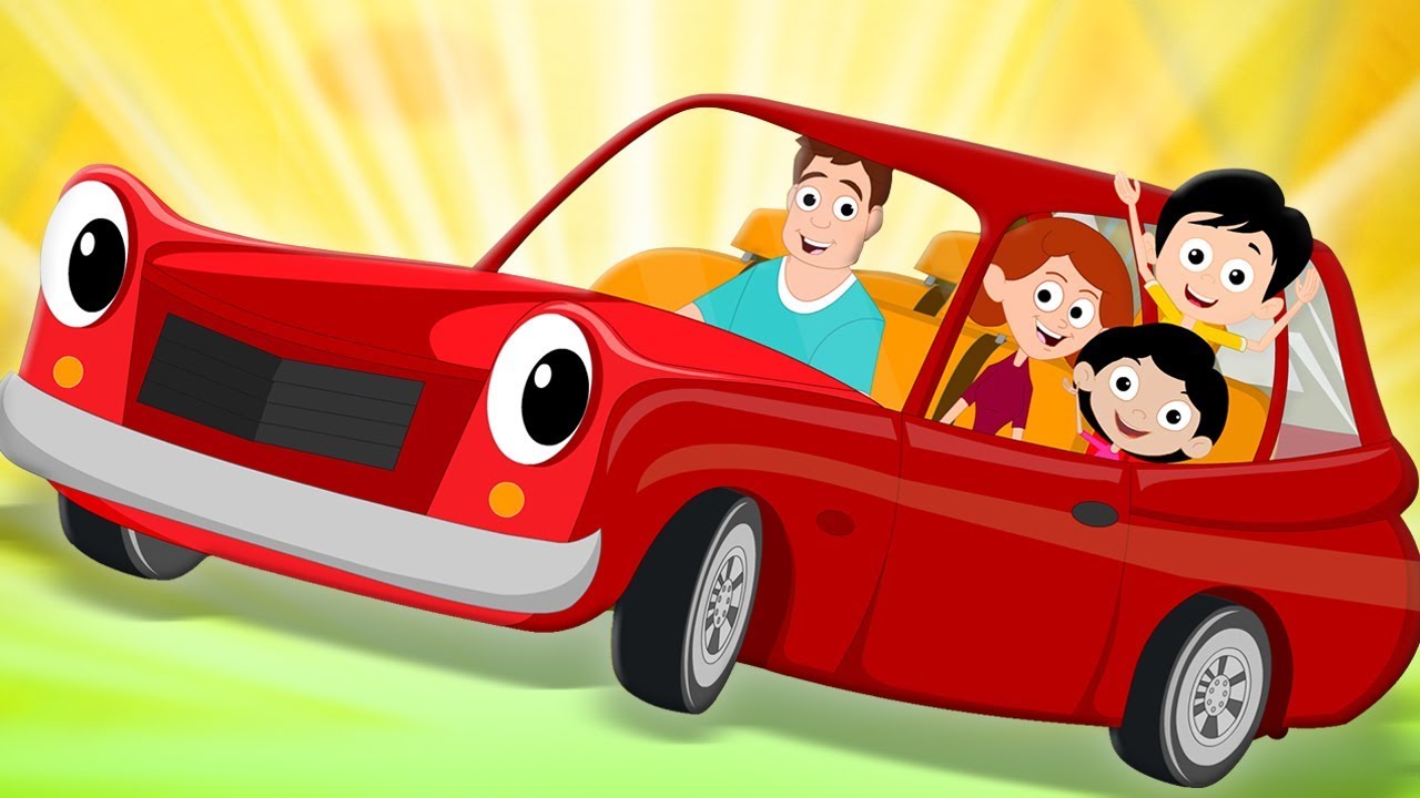 Papas rotes Auto | Lieder für Kinder | Reime auf Deutsch | Daddy's Red Car | Kids Tv Deutschland