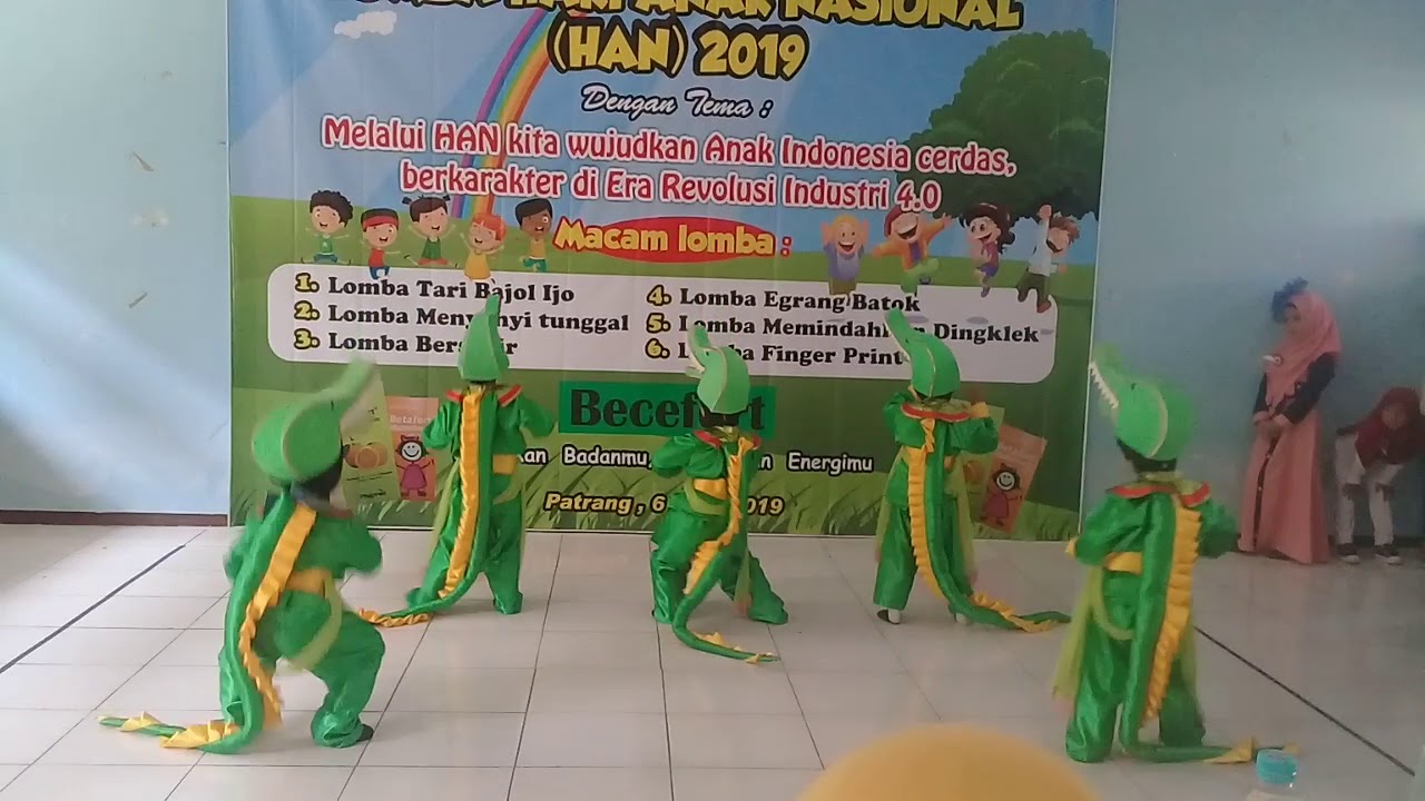 Tari Bajul Ijo TK Al Muttaqin Jember