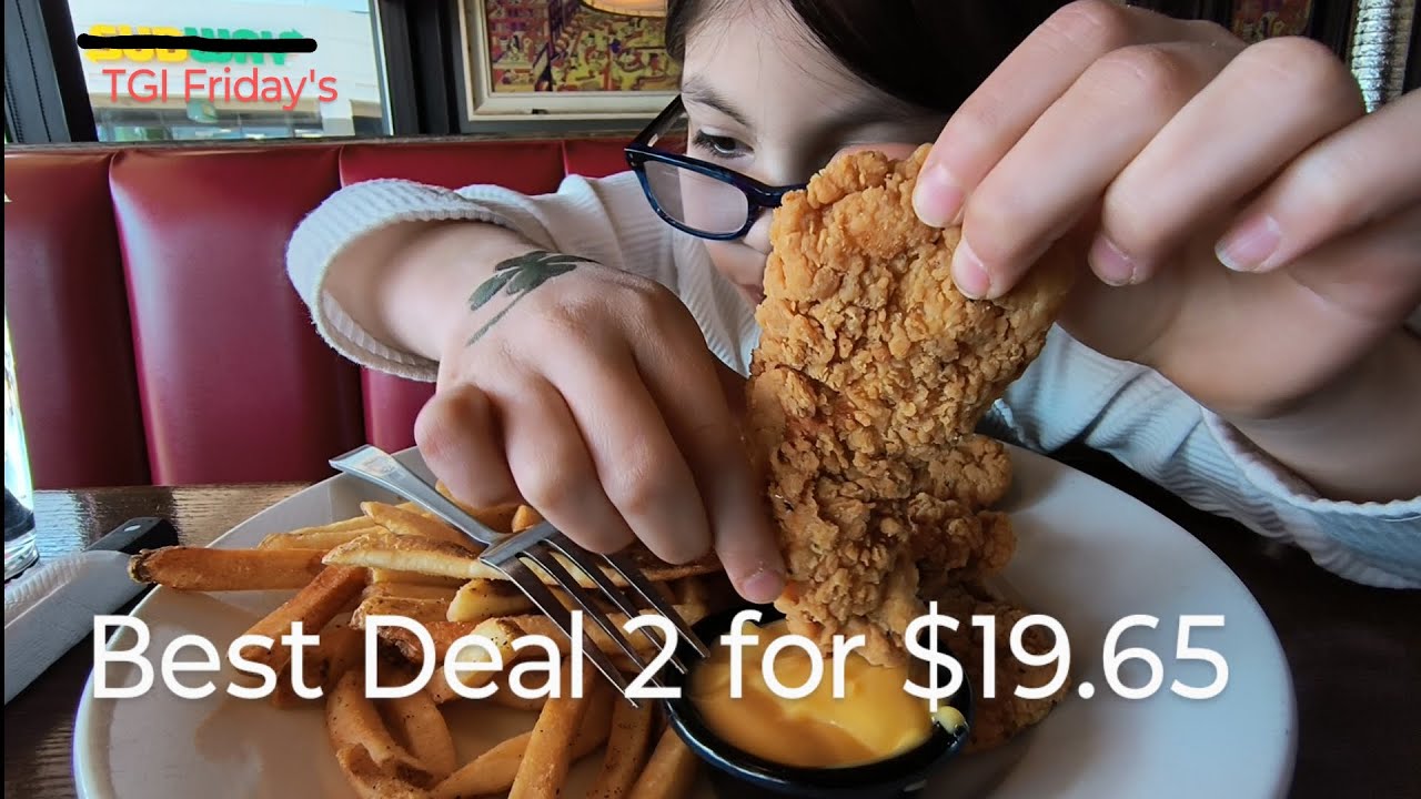 TGI Friday's - $19.65 Special (Chicken Tenders with Fries, and Cajun Shrimp and Chicken Pasta)
