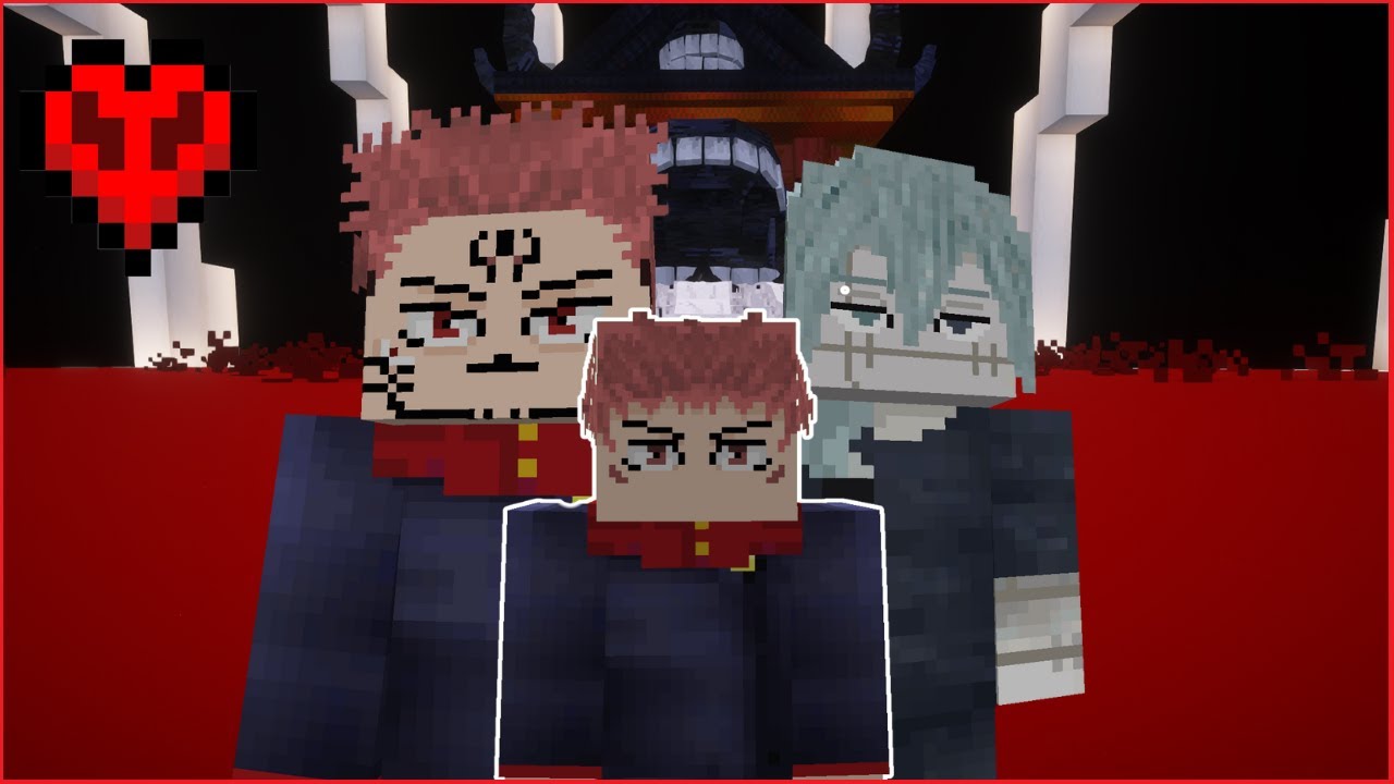 Surviving hardcore Minecraft as Yuji Itadori.