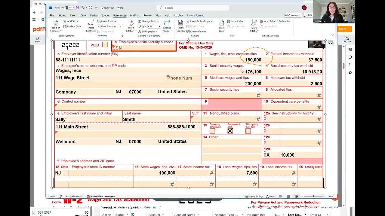 W2 - Learn how to understand all the different figures on this form.