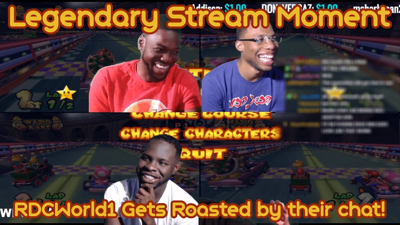 The infamous time RDCWorld1 got cooked by their chat.
