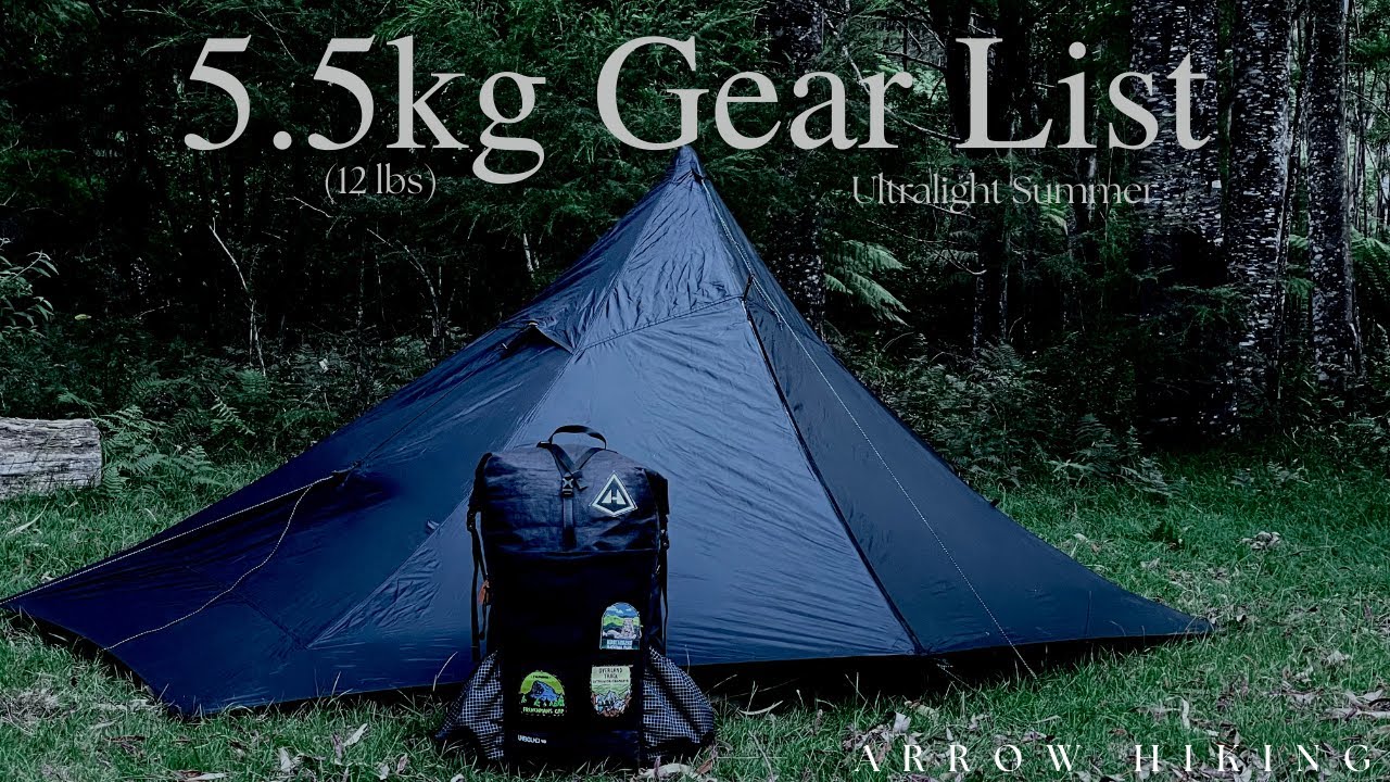 5.5kg Ultralight 2026 Gear List / Full Comfort / Chasing Perfection