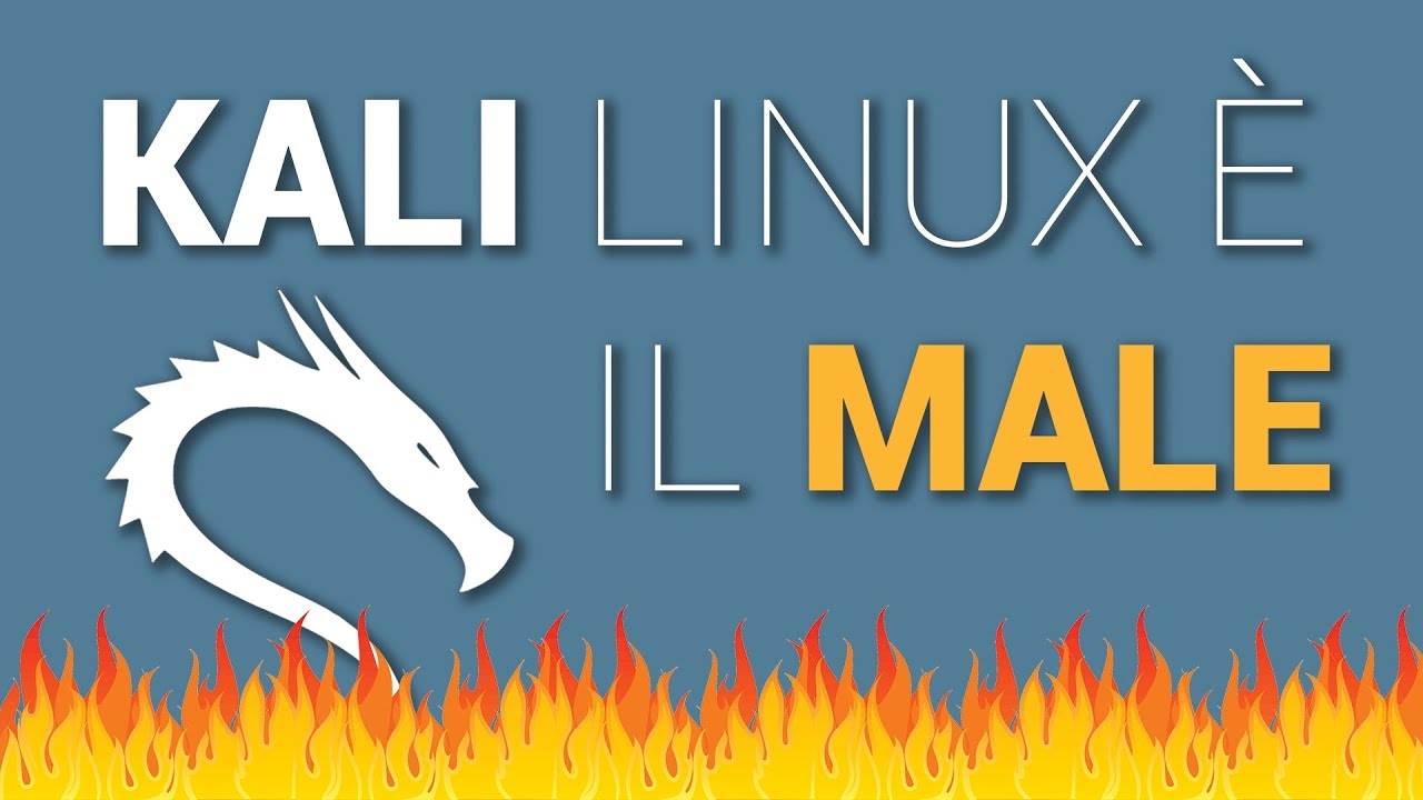 Il problema è che usi Kali.