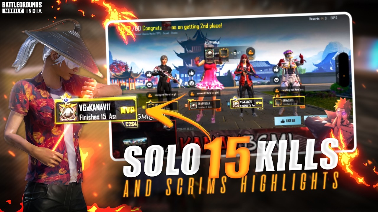 Solo 15 kills in RONDO with handcam | 1v4 team aplha in weltify pro clash s2 + scrims highlights