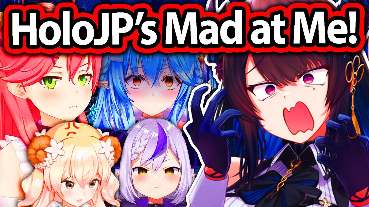 HoloJP Gets Mad At Nerissa IRL Because Of This 【Hololive】