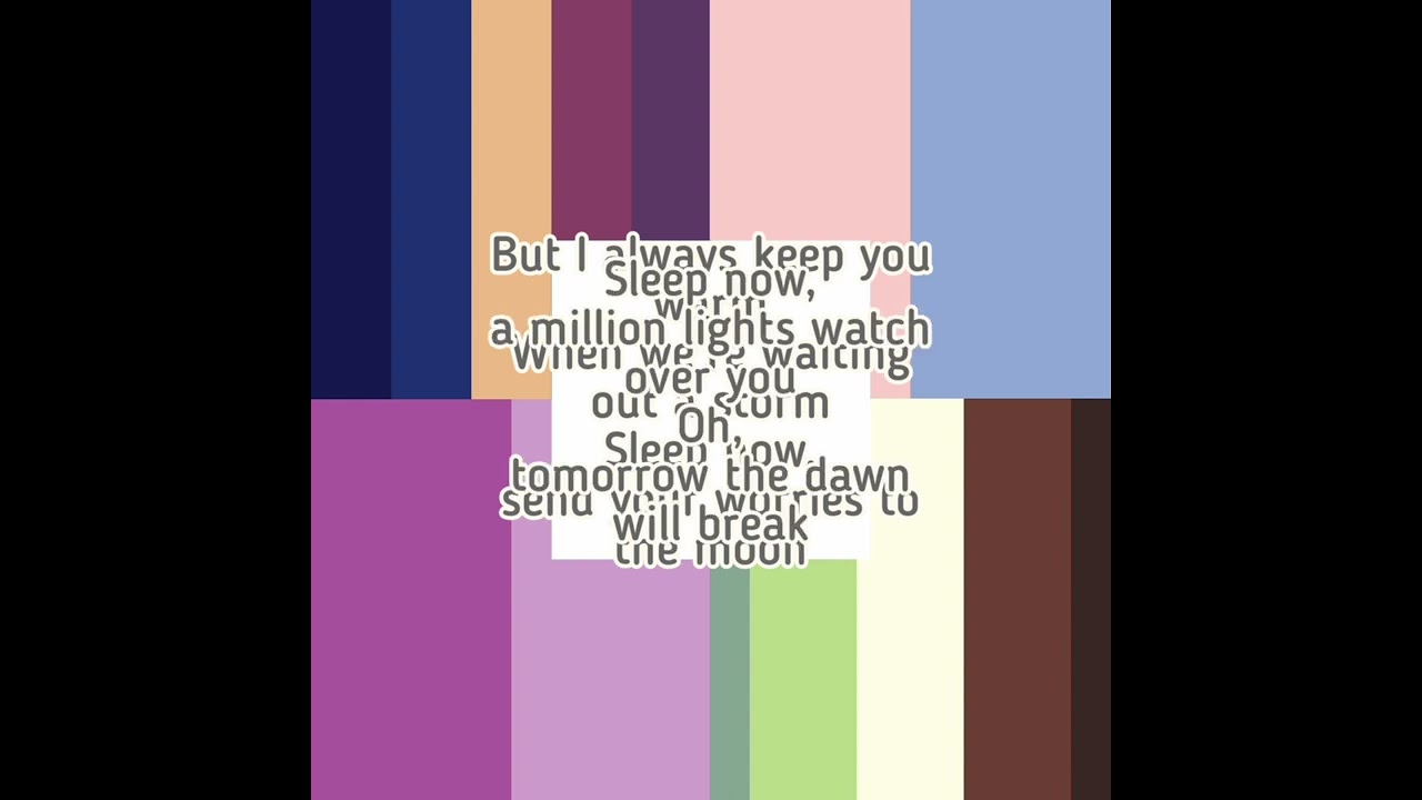 Lena - Sleep Now (Lyrics)