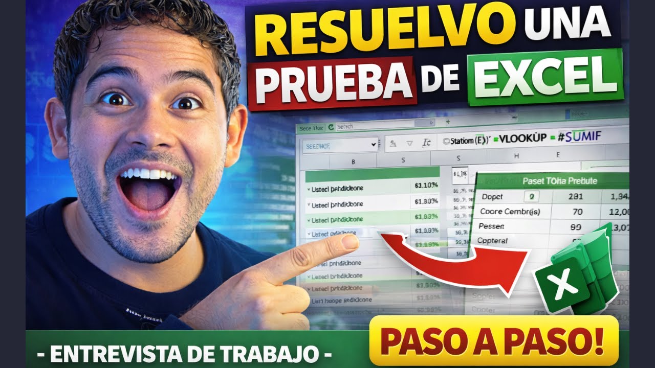 🔥 Prueba de Excel para entrevista de trabajo (Plantilla gratis)