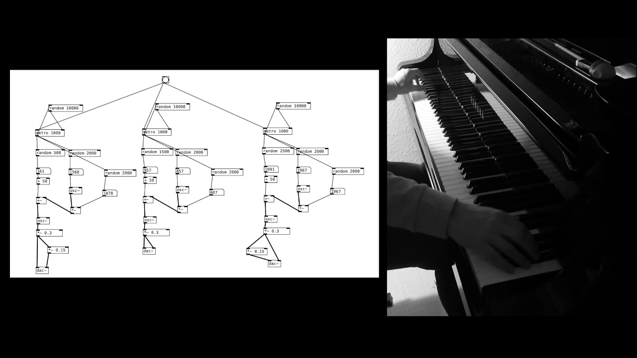 Piano and Pure Data