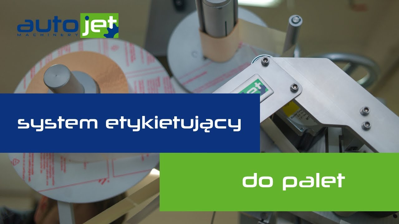System etykietujący do palet. Pallet Labelling System. ⚙️ Autojet