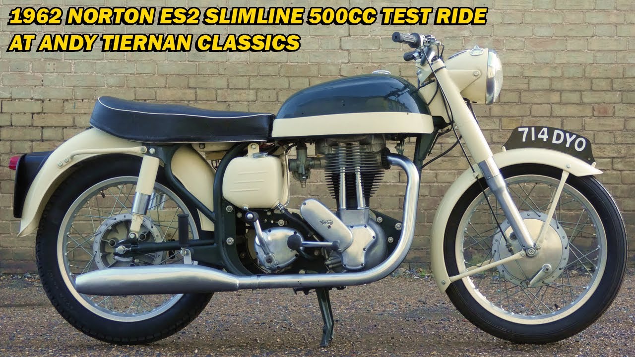 Мотоцикл Norton ES2 Slimline 500cc 1962 года выпуска в коллекции Andy Tiernan Classics #09451NRT