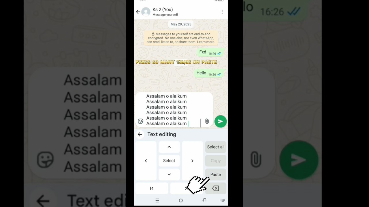 One click send many messages on Whatsapp 2025|How to send many repeated messages by one click