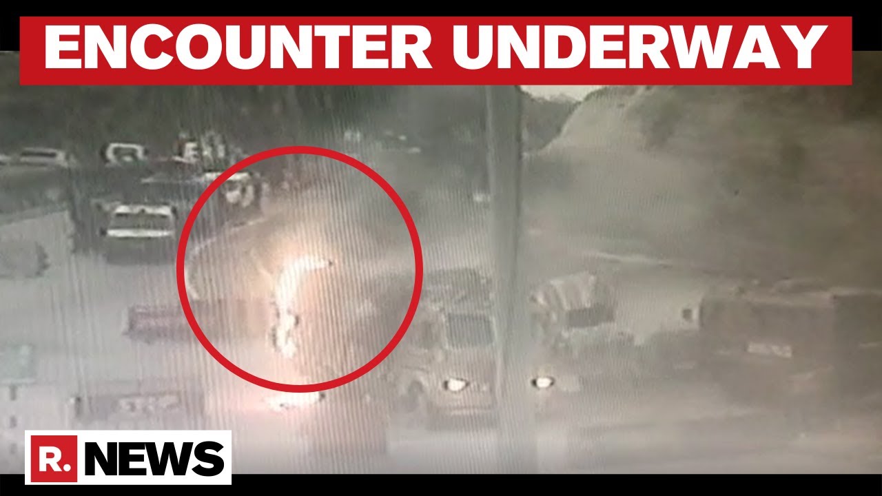 Jammu: Encounter Between Security Forces & Terrorists Underway At Ban Toll Plaza; Footage Accessed