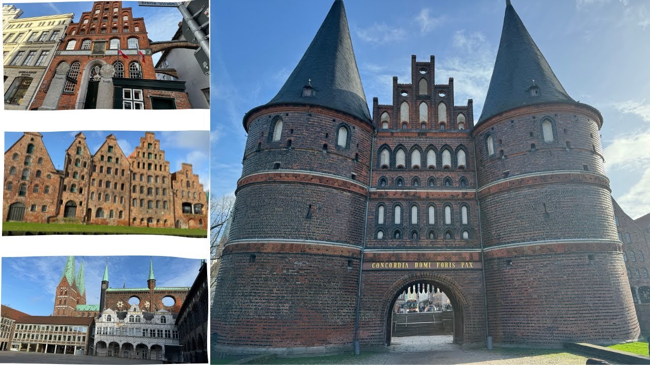 Lübeck die Hanse Königin. Ein Rundgang durch die Altstadt, mit vielen Sehenswürdigkeiten.