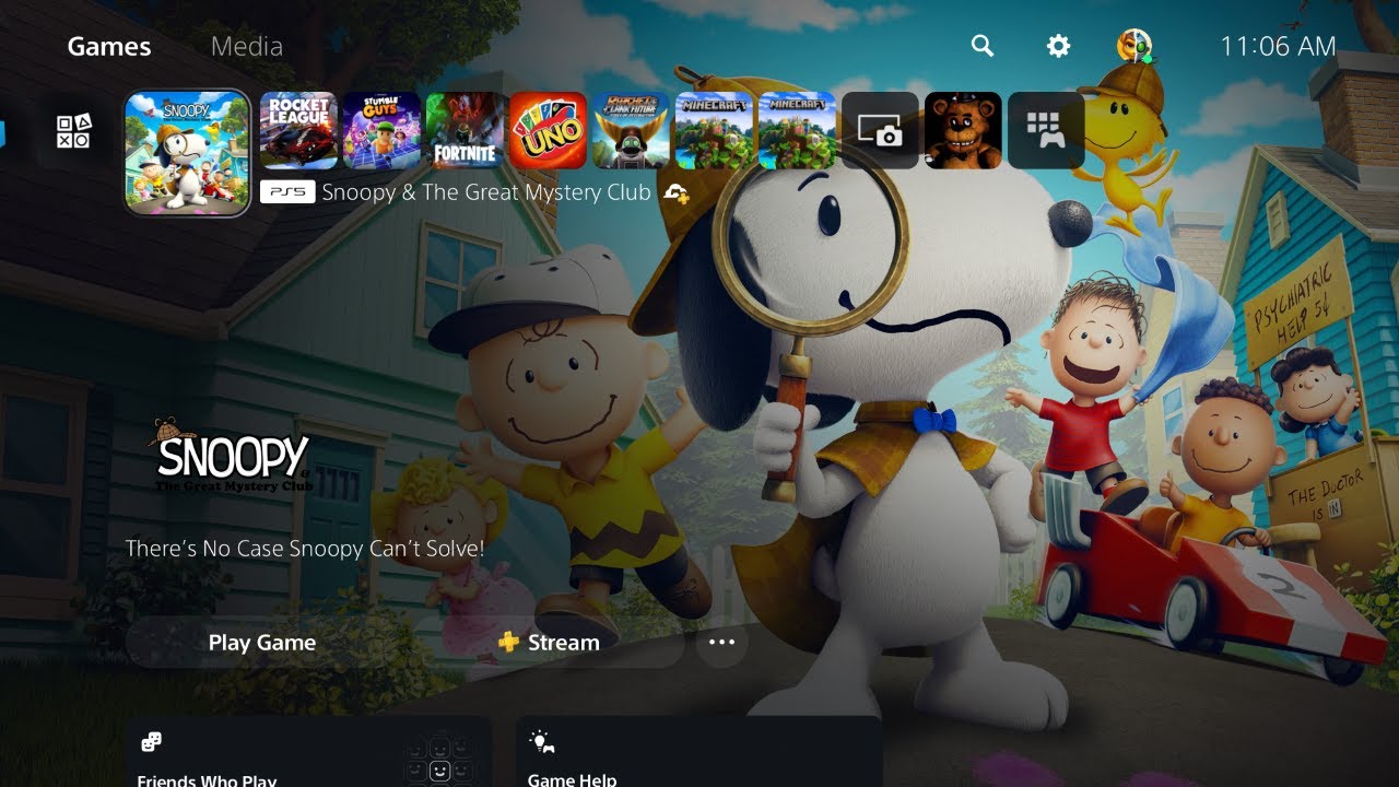 Геймплей Snoopy & The Great Mystery Club для PS5 (без комментариев)