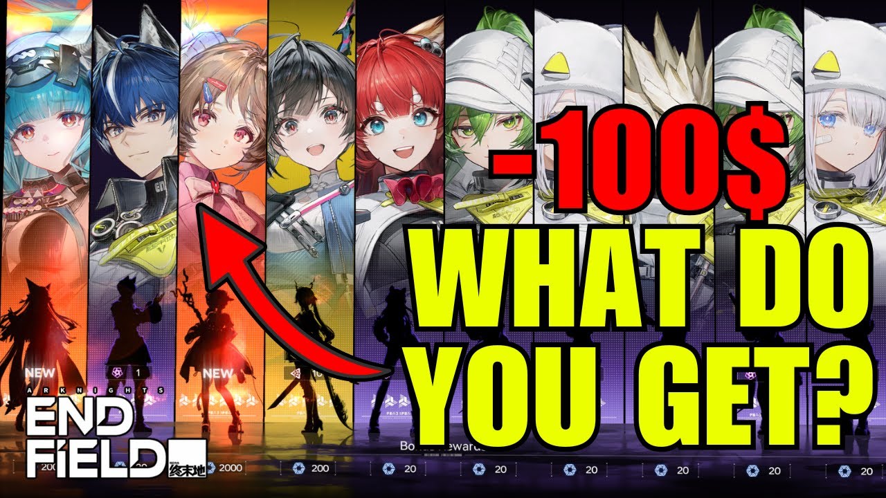 What Spending 100$ Will Get You in Arknights Endfield!