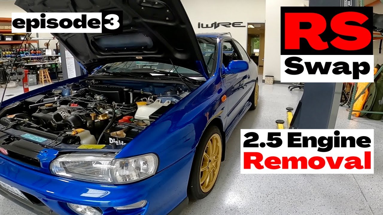 RS Swap &ldquo;2.5 Engine removal&rdquo; Episode #3