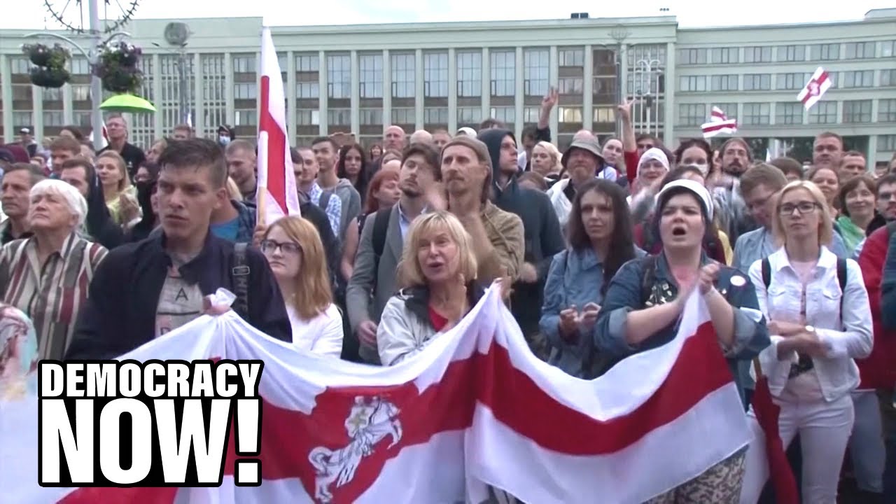 Putin &ldquo;Can&rsquo;t Afford to See Belarus Fall&rdquo; as Protests Calling for Lukashenko&rsquo;s Ouster Enter 4th Week