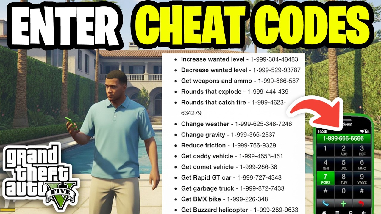 How To Enter Cheat Codes On GTA 5 (PS4/PS5/XBOX/PC)