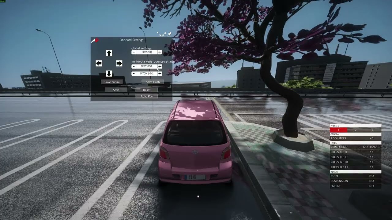 ASSETO CORSA TUTORIAL 🚗YARIS BAILADOR ⛅SKYDOMS 🌌PURE3.0 🌟PPFILTERS