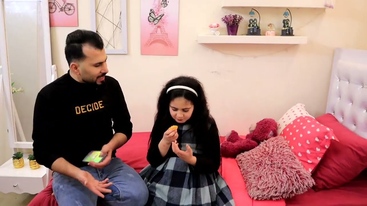 لما بنتك ما تسمع كلامك وتقعد على الجوال طول الليل😥شوف حصل ايه