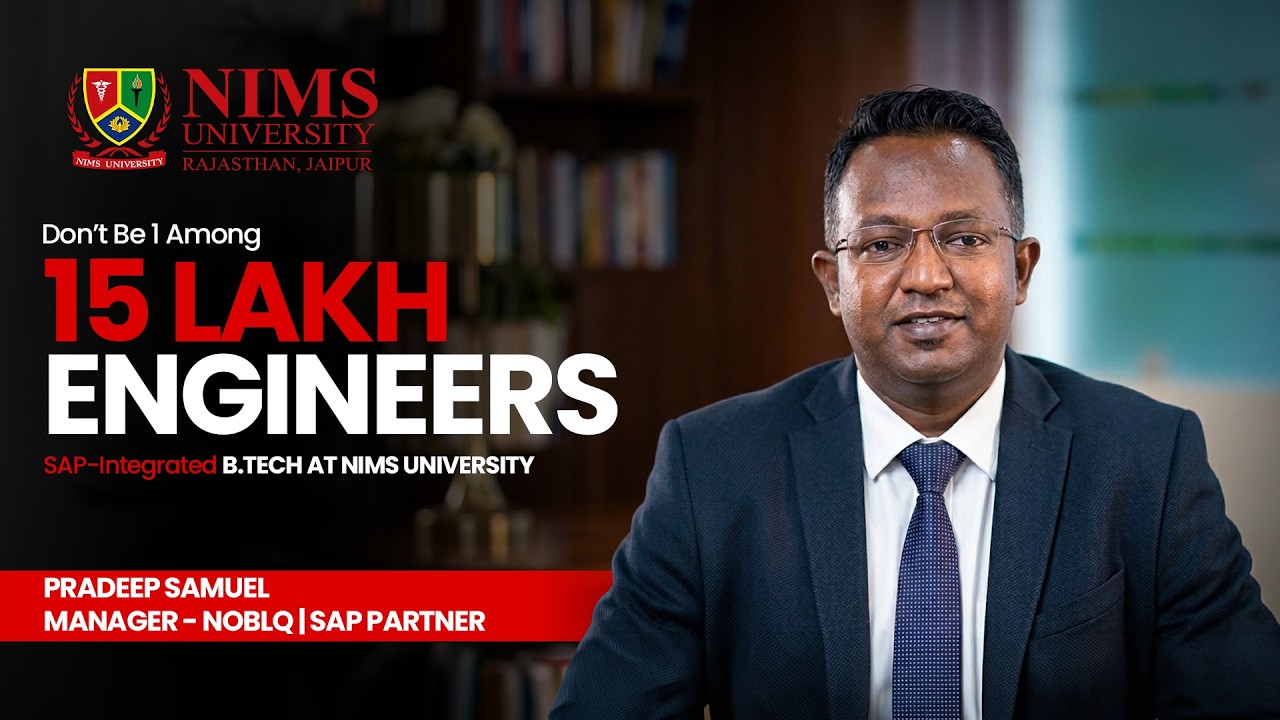 Bridge the Skill Gap with SAP at NIMS University | Industry-Embedded B.Tech