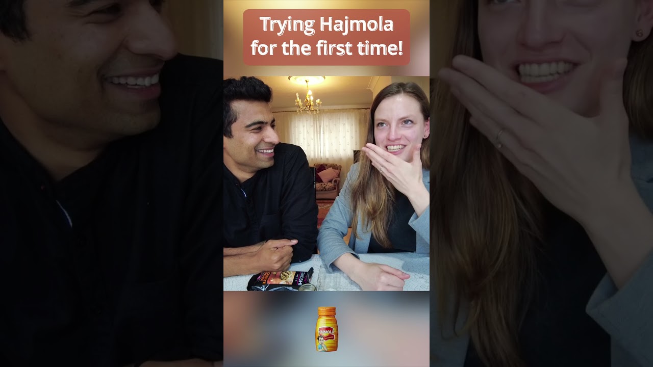 Trying Hajmola for the FIRST TIME! 🥵 #hajmola #indiansnacks #spicy