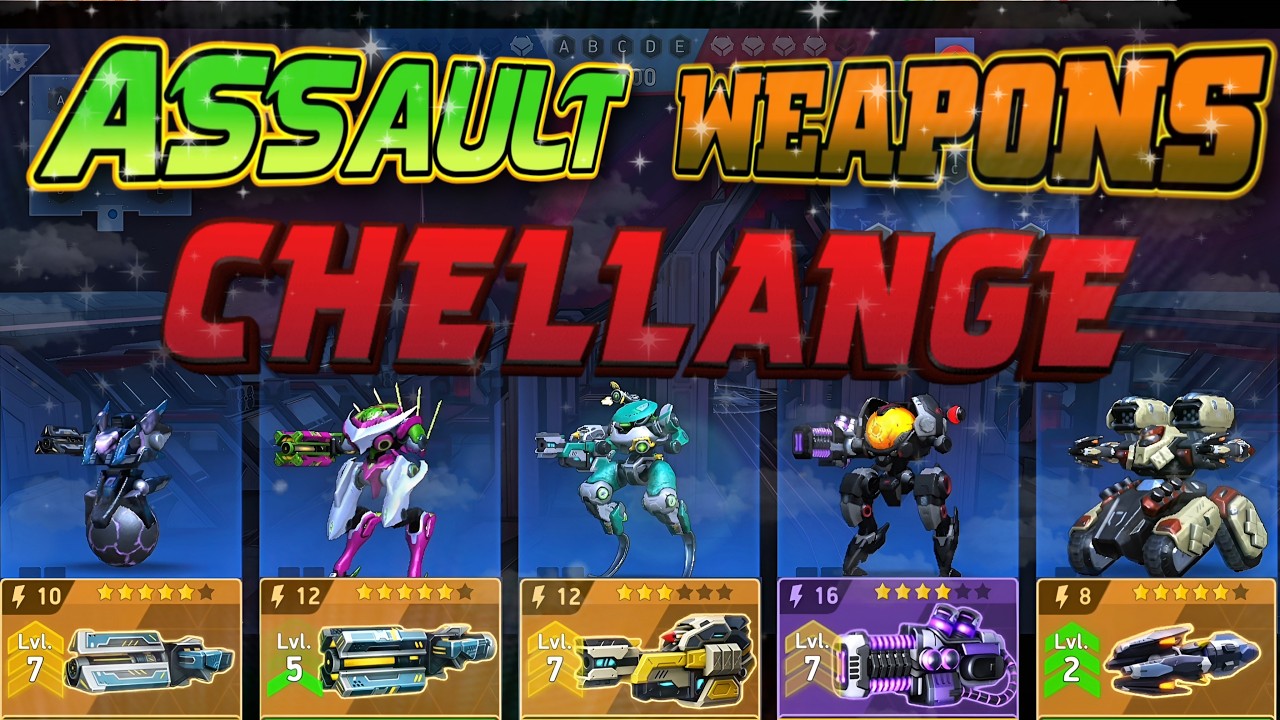 ASSAULT WEAPONS ONLY CHALLENGE 😱🔥 | Can I Win This? | Mech Arena