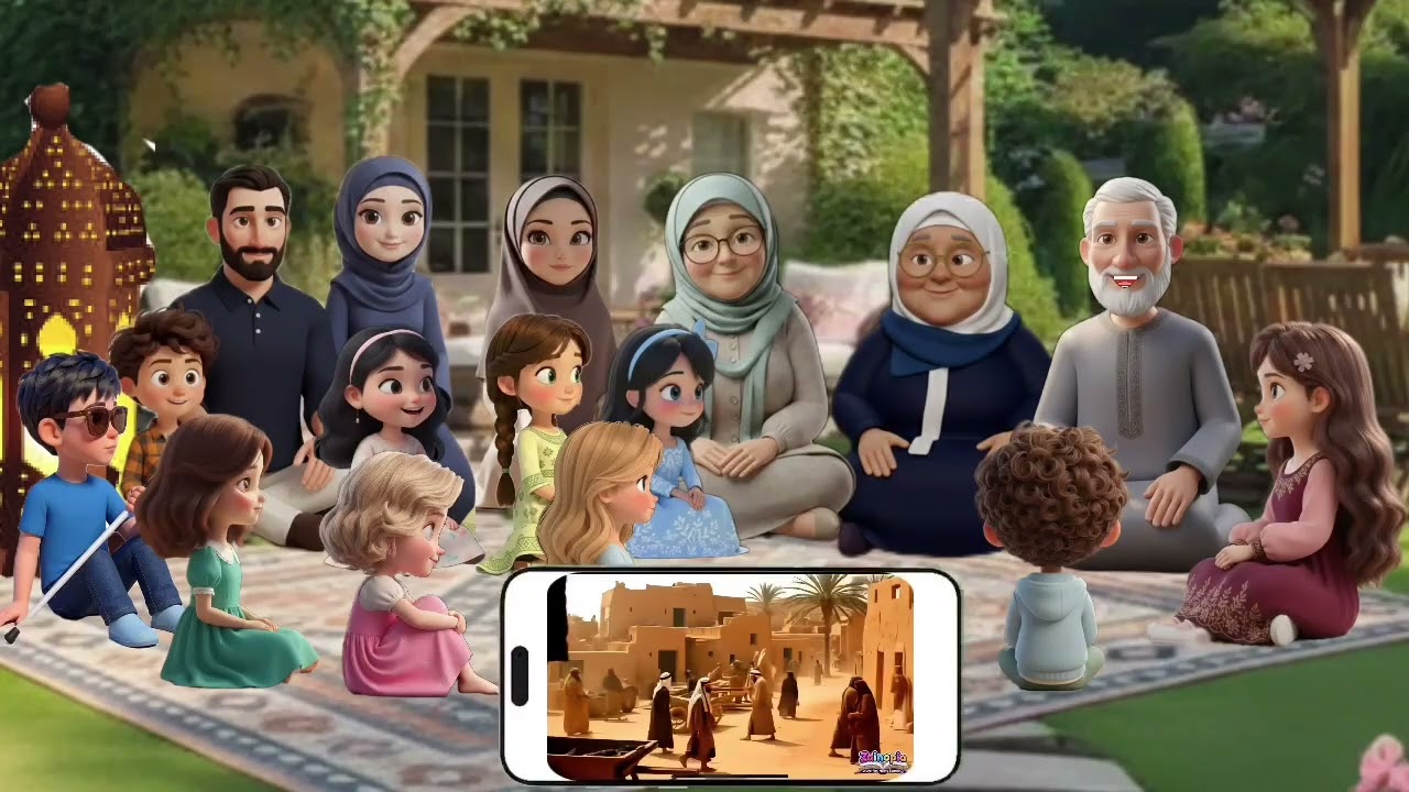 الحلقة التاسعة من سلسلة لمة وحكاية ✨️🌙