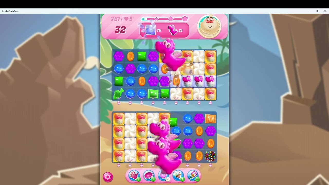 Candy Crush Saga Level 731 Completed | Audio Talkthrough | F2P Strategy