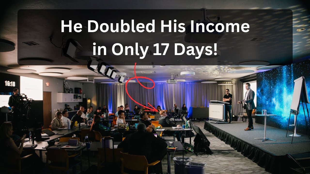 He Doubled His Income in Only 17 Days!