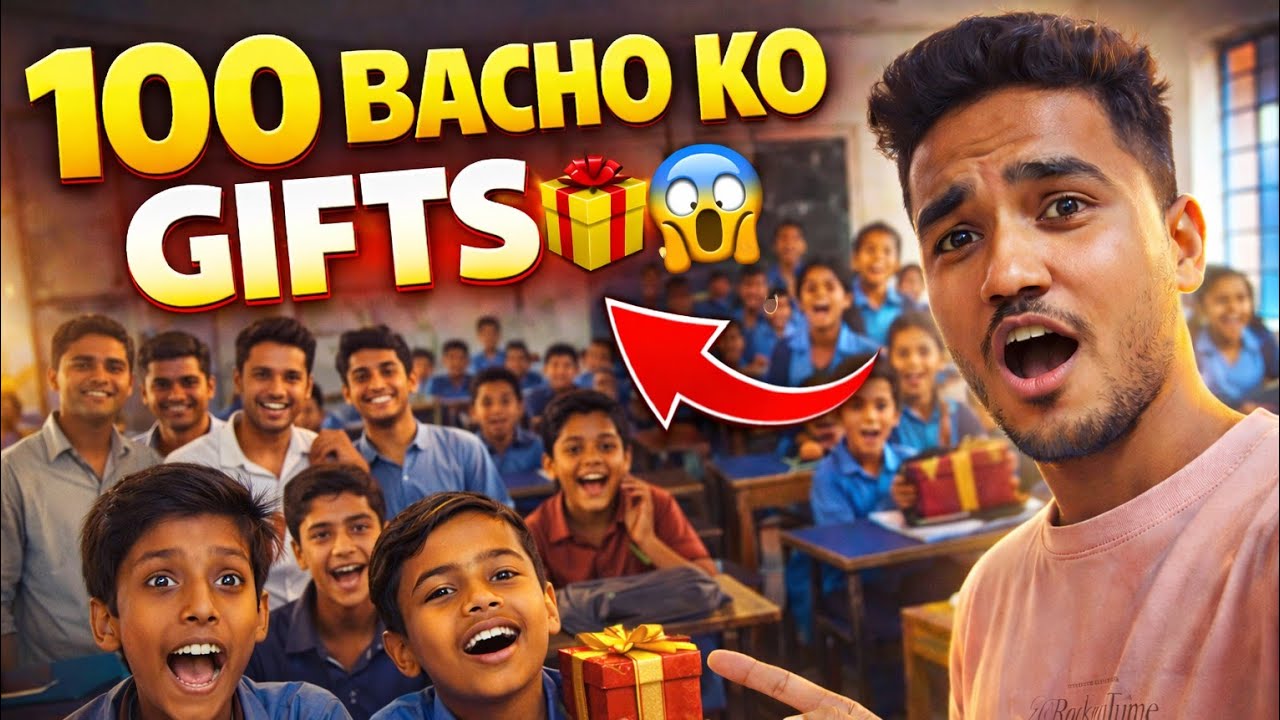 School Ke 100 Bacho Ko Copy-Pen Gift 🎁 | Emotional Vlog | Team For You | #thenilayvlogs #vlog #gao 