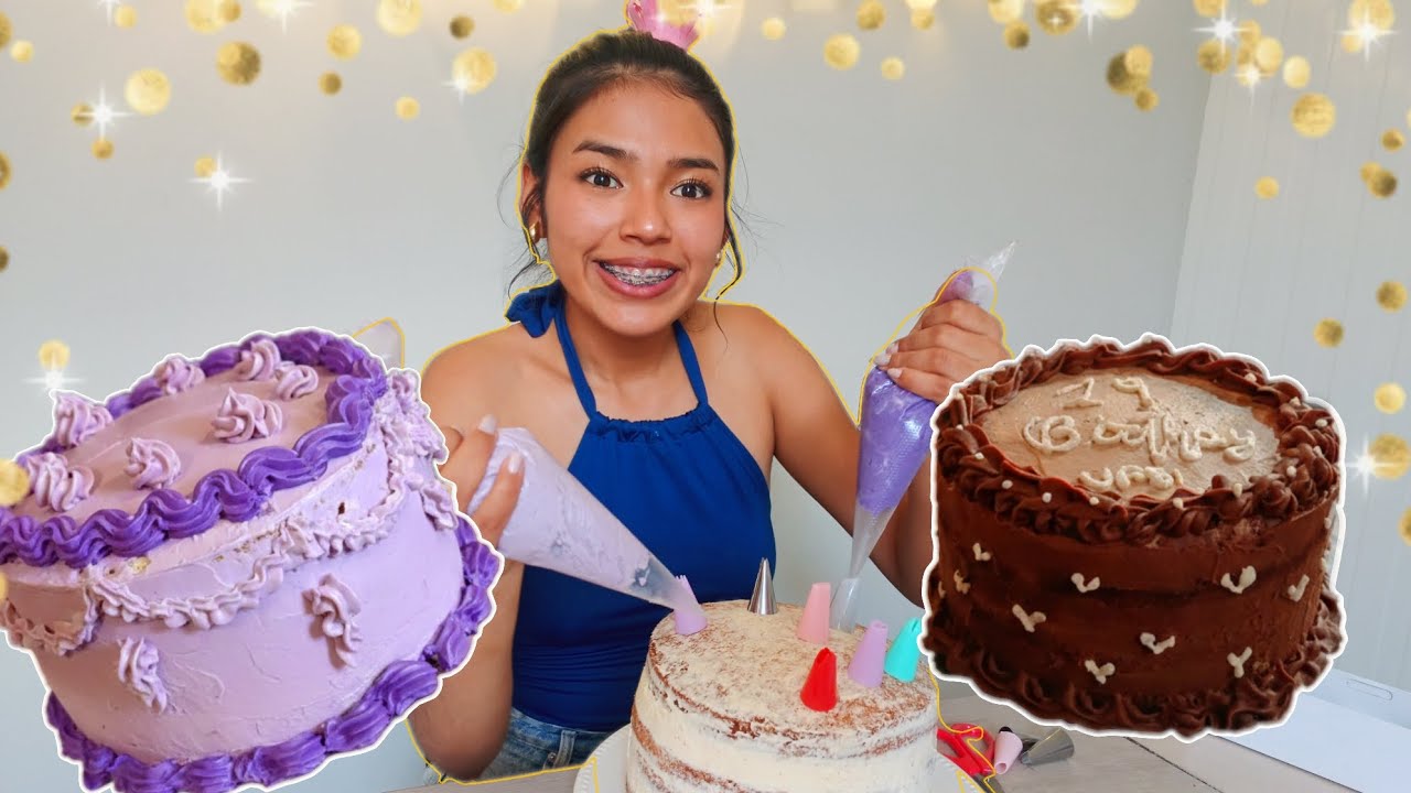 HICE MIS 2 PASTELES DE CUMPLEAÑOS DESDE CERO 🔥🎂 / (¿Salió como esperaba?) 